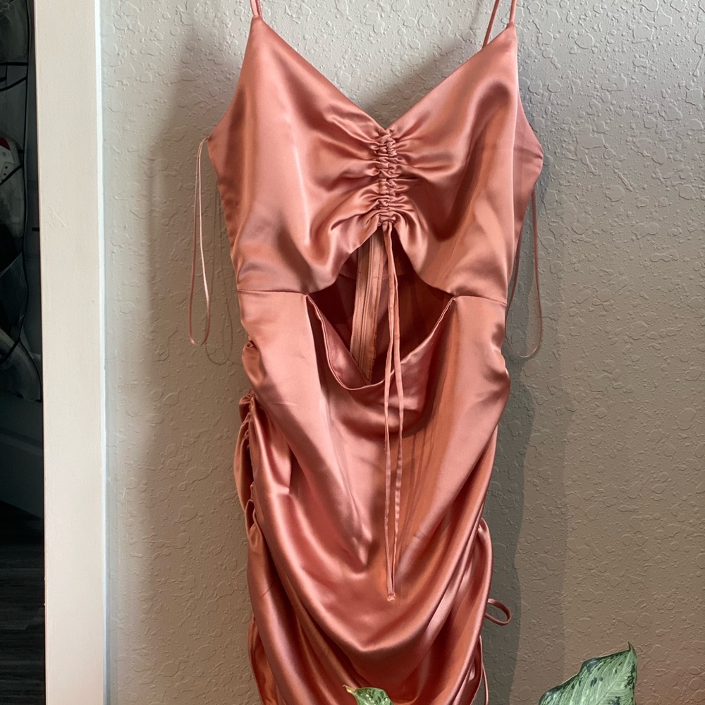 CUT OUT DRAPED DRESS FROM ZARA